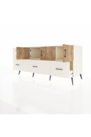 Kronos Konsol 2 Raflı 5 Çekmeceli 3 Kapaklı 176x59x83 - S610M030V01C