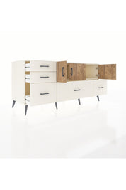 Kronos Konsol 2 Raflı 5 Çekmeceli 3 Kapaklı 176x59x83 - S610M030V01C