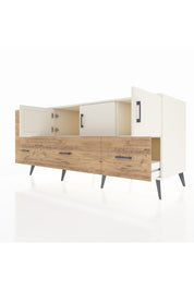 Kronos Konsol 2 Raflı 5 Çekmeceli 3 Kapaklı 176x59x83 - S610M030V06C