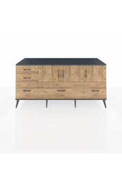 Kronos Konsol 2 Raflı 5 Çekmeceli 3 Kapaklı 176x59x83 - S610M030V12C