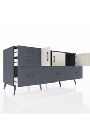 Kronos Konsol 2 Raflı 5 Çekmeceli 3 Kapaklı 176x59x83 - S610M030V14C