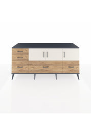 Kronos Konsol 2 Raflı 5 Çekmeceli 3 Kapaklı 176x59x83 - S610M030V15C