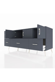 Kronos Konsol 2 Raflı 5 Çekmeceli 3 Kapaklı 176x59x83 - S610M030V17C