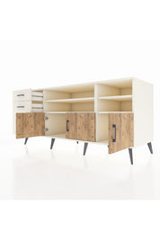 Kronos Konsol 4 Raflı 3 Çekmeceli 3 Kapaklı 176x59x83 - S610M031V01C