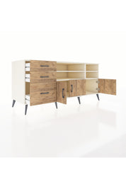 Kronos Konsol 4 Raflı 3 Çekmeceli 3 Kapaklı 176x59x83 - S610M031V03C