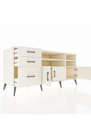 Kronos Konsol 4 Raflı 3 Çekmeceli 3 Kapaklı 176x59x83 - S610M031V04C