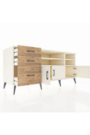 Kronos Konsol 4 Raflı 3 Çekmeceli 3 Kapaklı 176x59x83 - S610M031V06C