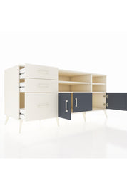 Kronos Konsol 4 Raflı 3 Çekmeceli 3 Kapaklı 176x59x83 - S610M031V07C