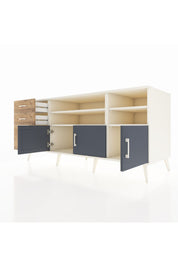 Kronos Konsol 4 Raflı 3 Çekmeceli 3 Kapaklı 176x59x83 - S610M031V09C