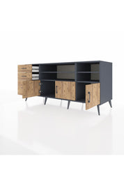 Kronos Konsol 4 Raflı 3 Çekmeceli 3 Kapaklı 176x59x83 - S610M031V12C