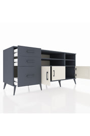 Kronos Konsol 4 Raflı 3 Çekmeceli 3 Kapaklı 176x59x83 - S610M031V14C