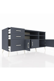 Kronos Konsol 4 Raflı 3 Çekmeceli 3 Kapaklı 176x59x83 - S610M031V17C