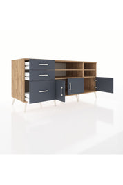 Kronos Konsol 4 Raflı 3 Çekmeceli 3 Kapaklı 176x59x83 - S610M031V26C