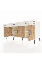 Kronos Konsol 2 Raflı 6 Çekmeceli 3 Kapaklı 176x59x83 - S610M032V01C