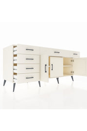 Kronos Konsol 2 Raflı 6 Çekmeceli 3 Kapaklı 176x59x83 - S610M032V04C