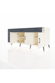 Kronos Konsol 2 Raflı 6 Çekmeceli 3 Kapaklı 176x59x83 - S610M032V05C