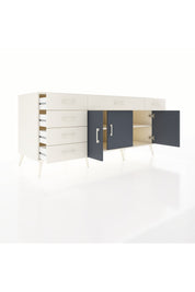 Kronos Konsol 2 Raflı 6 Çekmeceli 3 Kapaklı 176x59x83 - S610M032V07C