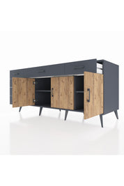 Kronos Konsol 2 Raflı 6 Çekmeceli 3 Kapaklı 176x59x83 - S610M032V11C