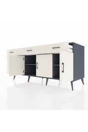 Kronos Konsol 2 Raflı 6 Çekmeceli 3 Kapaklı 176x59x83 - S610M032V13C