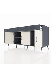 Kronos Konsol 2 Raflı 6 Çekmeceli 3 Kapaklı 176x59x83 - S610M032V14C