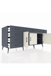 Kronos Konsol 2 Raflı 6 Çekmeceli 3 Kapaklı 176x59x83 - S610M032V14C