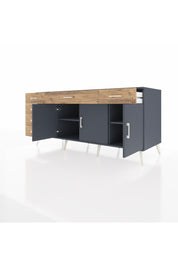 Kronos Konsol 2 Raflı 6 Çekmeceli 3 Kapaklı 176x59x83 - S610M032V18C