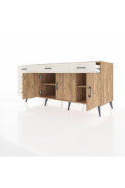 Kronos Konsol 2 Raflı 6 Çekmeceli 3 Kapaklı 176x59x83 - S610M032V19C