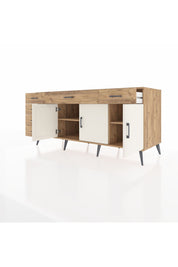 Kronos Konsol 2 Raflı 6 Çekmeceli 3 Kapaklı 176x59x83 - S610M032V24C