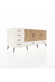 Kronos Konsol 4 Raflı 6 Çekmeceli 3 Kapaklı 176x59x83 - S610M033V01C