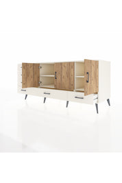 Kronos Konsol 4 Raflı 6 Çekmeceli 3 Kapaklı 176x59x83 - S610M033V01C