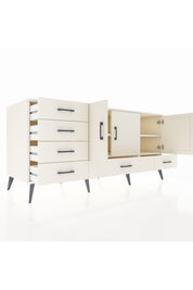 Kronos Konsol 4 Raflı 6 Çekmeceli 3 Kapaklı 176x59x83 - S610M033V04C