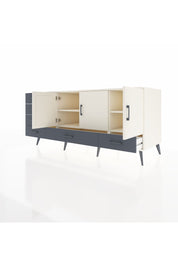 Kronos Konsol 4 Raflı 6 Çekmeceli 3 Kapaklı 176x59x83 - S610M033V05C