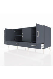 Kronos Konsol 4 Raflı 6 Çekmeceli 3 Kapaklı 176x59x83 - S610M033V17C