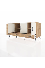 Kronos Konsol 4 Raflı 6 Çekmeceli 3 Kapaklı 176x59x83 - S610M033V24C