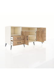 Kronos Konsol 3 Raflı 4 Çekmeceli 2 Kapaklı 176x59x83 - S610M034V03C