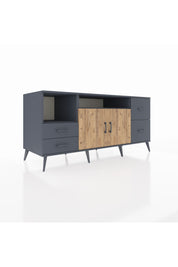 Kronos Konsol 3 Raflı 4 Çekmeceli 2 Kapaklı 176x59x83 - S610M034V11C