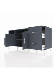 Kronos Konsol 3 Raflı 4 Çekmeceli 2 Kapaklı 176x59x83 - S610M034V17C