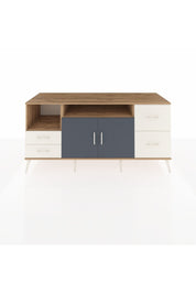 Kronos Konsol 3 Raflı 4 Çekmeceli 2 Kapaklı 176x59x83 - S610M034V25C