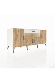 Kronos Konsol 3 Raflı Tek Çekmeceli 4 Kapaklı 176x59x83 - S610M035V01C