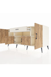 Kronos Konsol 3 Raflı Tek Çekmeceli 4 Kapaklı 176x59x83 - S610M035V01C