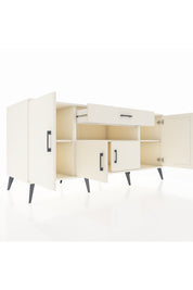 Kronos Konsol 3 Raflı Tek Çekmeceli 4 Kapaklı 176x59x83 - S610M035V04C