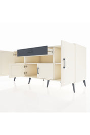 Kronos Konsol 3 Raflı Tek Çekmeceli 4 Kapaklı 176x59x83 - S610M035V05C