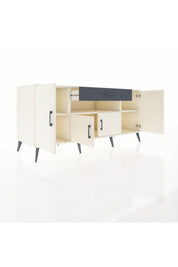 Kronos Konsol 3 Raflı Tek Çekmeceli 4 Kapaklı 176x59x83 - S610M035V05C