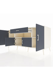 Kronos Konsol 3 Raflı Tek Çekmeceli 4 Kapaklı 176x59x83 - S610M035V08C