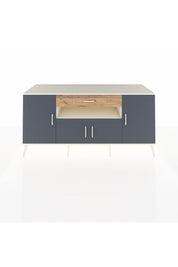 Kronos Konsol 3 Raflı Tek Çekmeceli 4 Kapaklı 176x59x83 - S610M035V09C