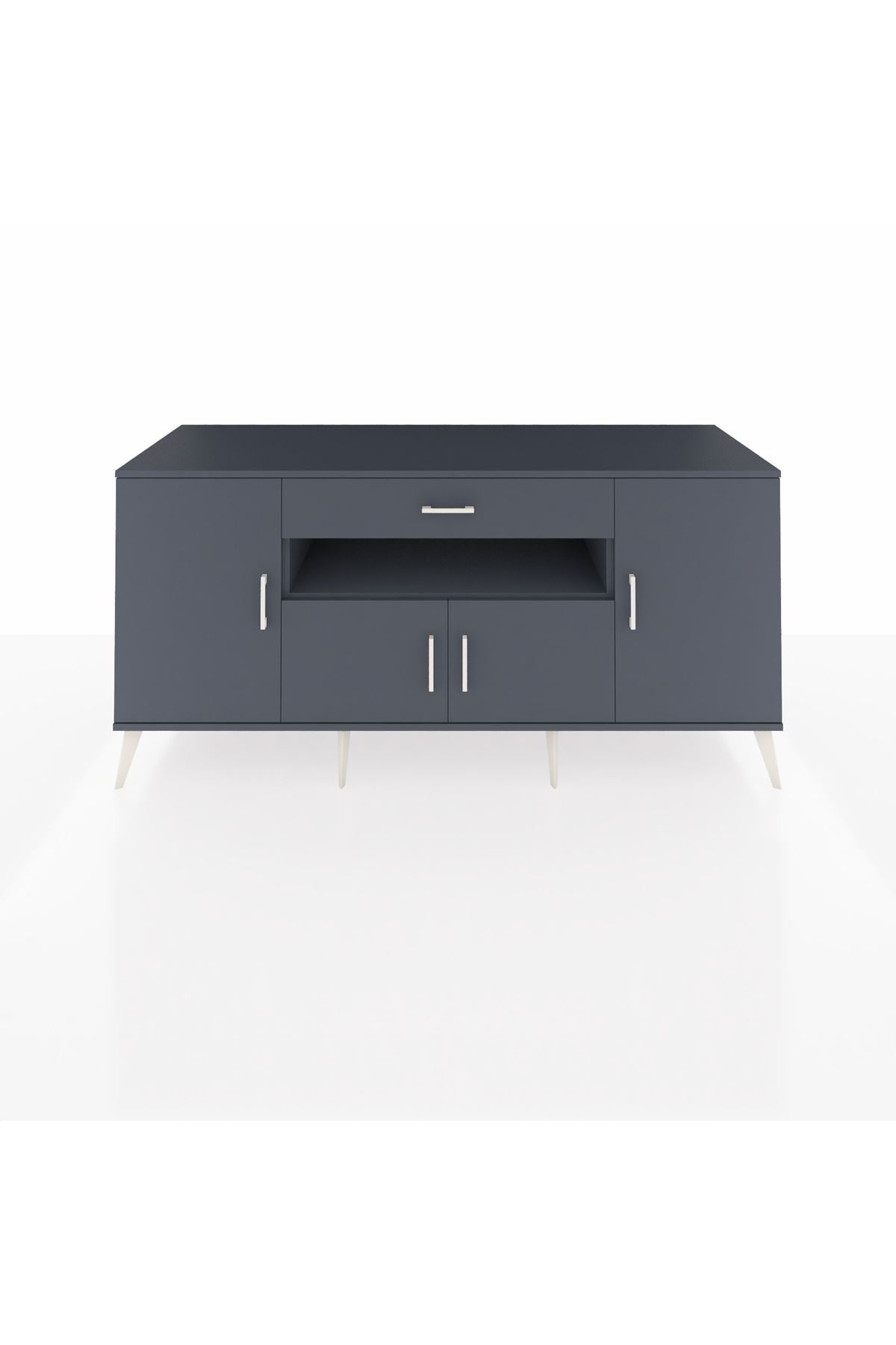 Kronos Konsol 3 Raflı Tek Çekmeceli 4 Kapaklı 176x59x83 - S610M035V17C