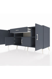 Kronos Konsol 3 Raflı Tek Çekmeceli 4 Kapaklı 176x59x83 - S610M035V17C