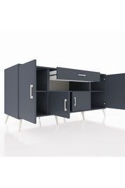 Kronos Konsol 3 Raflı Tek Çekmeceli 4 Kapaklı 176x59x83 - S610M035V17C