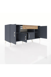 Kronos Konsol 3 Raflı Tek Çekmeceli 4 Kapaklı 176x59x83 - S610M035V18C