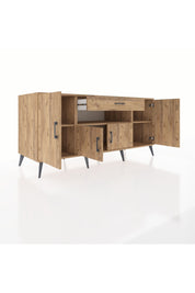 Kronos Konsol 3 Raflı Tek Çekmeceli 4 Kapaklı 176x59x83 - S610M035V21C